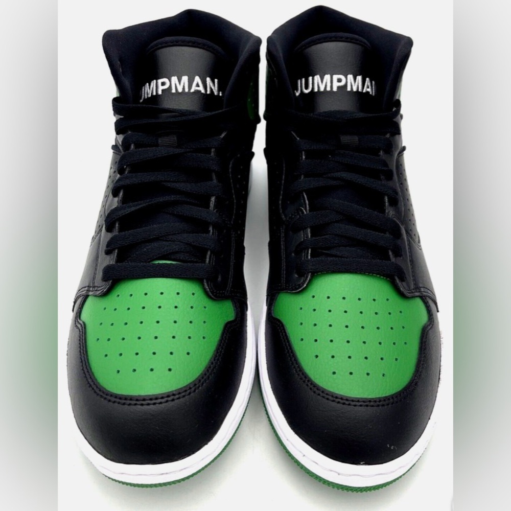 EUC Nike Air [Jordan] Access High-Top Black Verde Green Sneakers Shoes Men's 11 - Picture 4 of 12